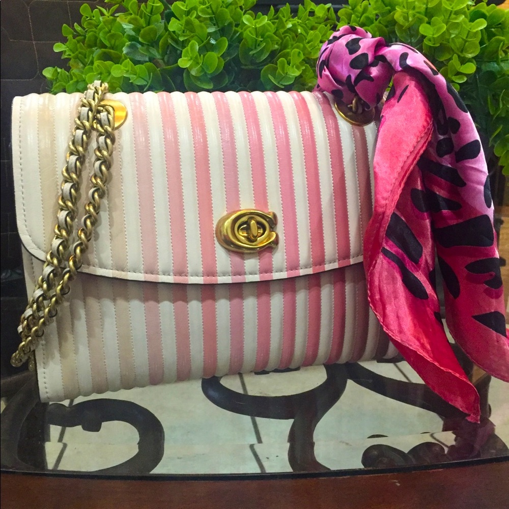 Coach Quilted ombré Convertible Shoulder Bag